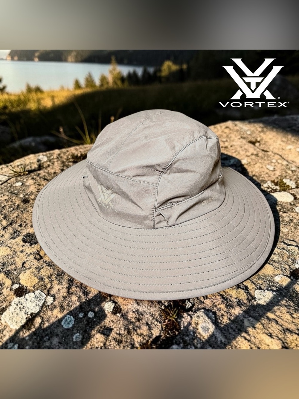 Vortex Unisex Taupe Brown Sun Slayer Boonie UPF 50 Sz Hat L/XL